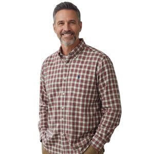 Ralph Lauren Vintage Button Down Shirt Mens XL Red Plaid BLAKE Preppy Blue Label